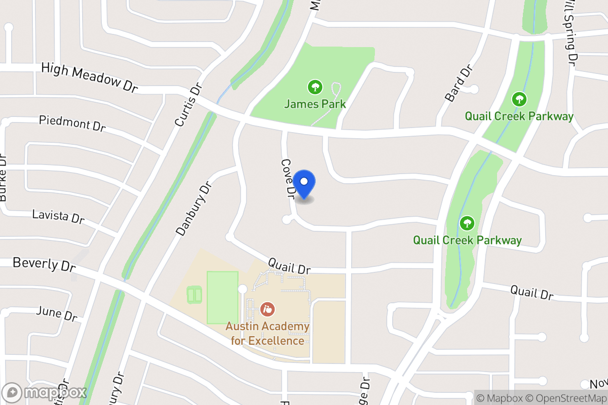 Map of 1217 Cove Dr