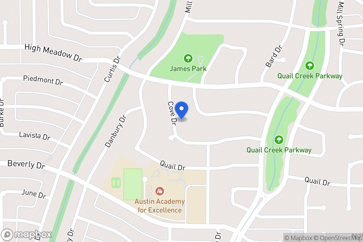 Map of 1215 Cove Dr