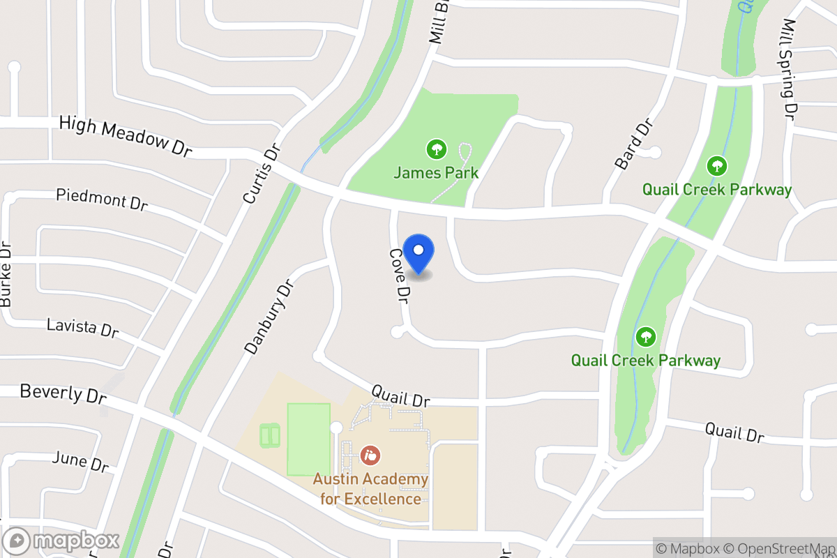 Map of 1213 Cove Dr