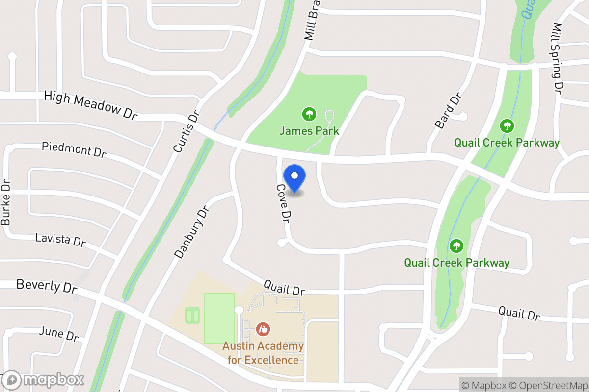 Map of 1211 Cove Dr