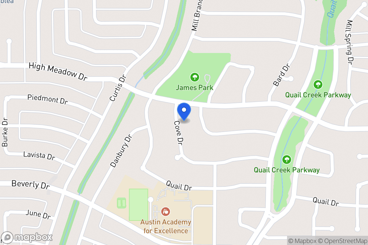 Map of 1209 Cove Dr