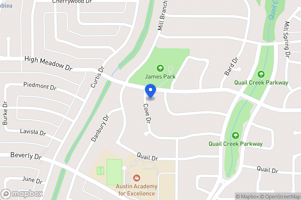 Map of 1205 Cove Dr
