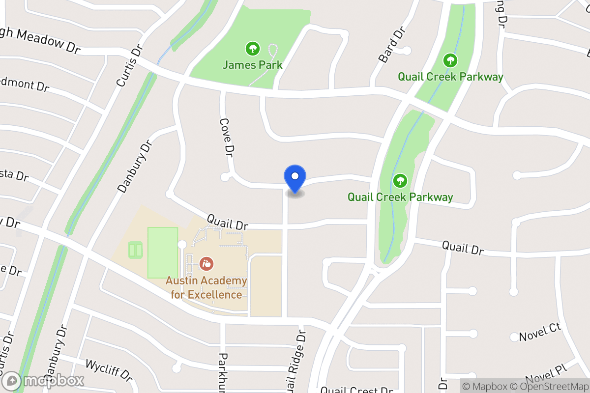 Map of 1302 Cove Dr