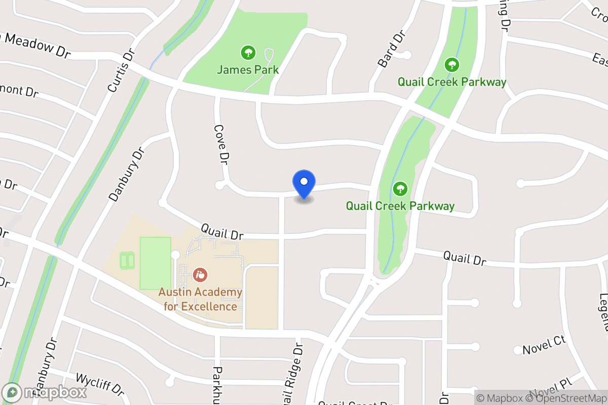 Map of 1306 Cove Dr