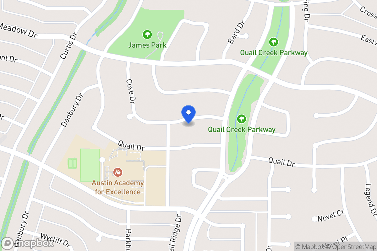 Map of 1310 Cove Dr