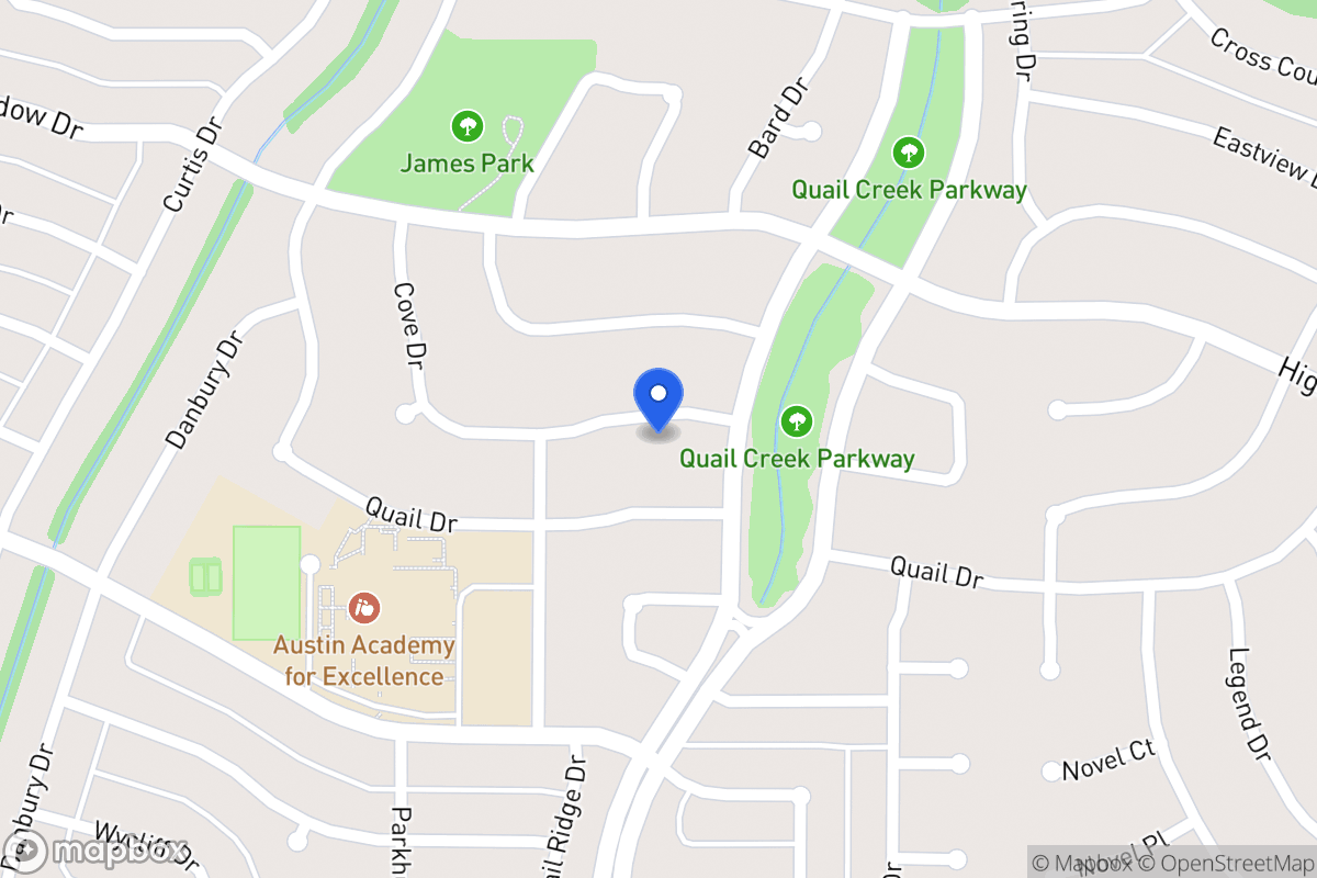 Map of 1318 Cove Dr