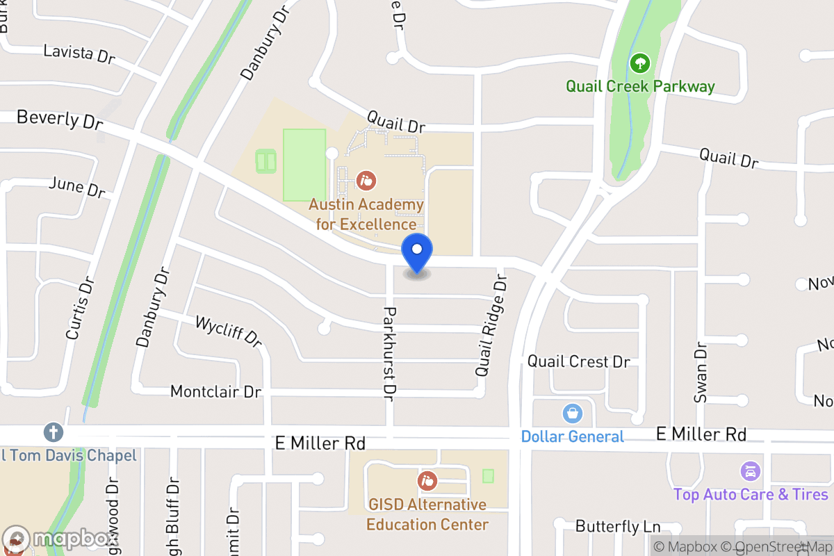 Map of 1206 Beverly Dr