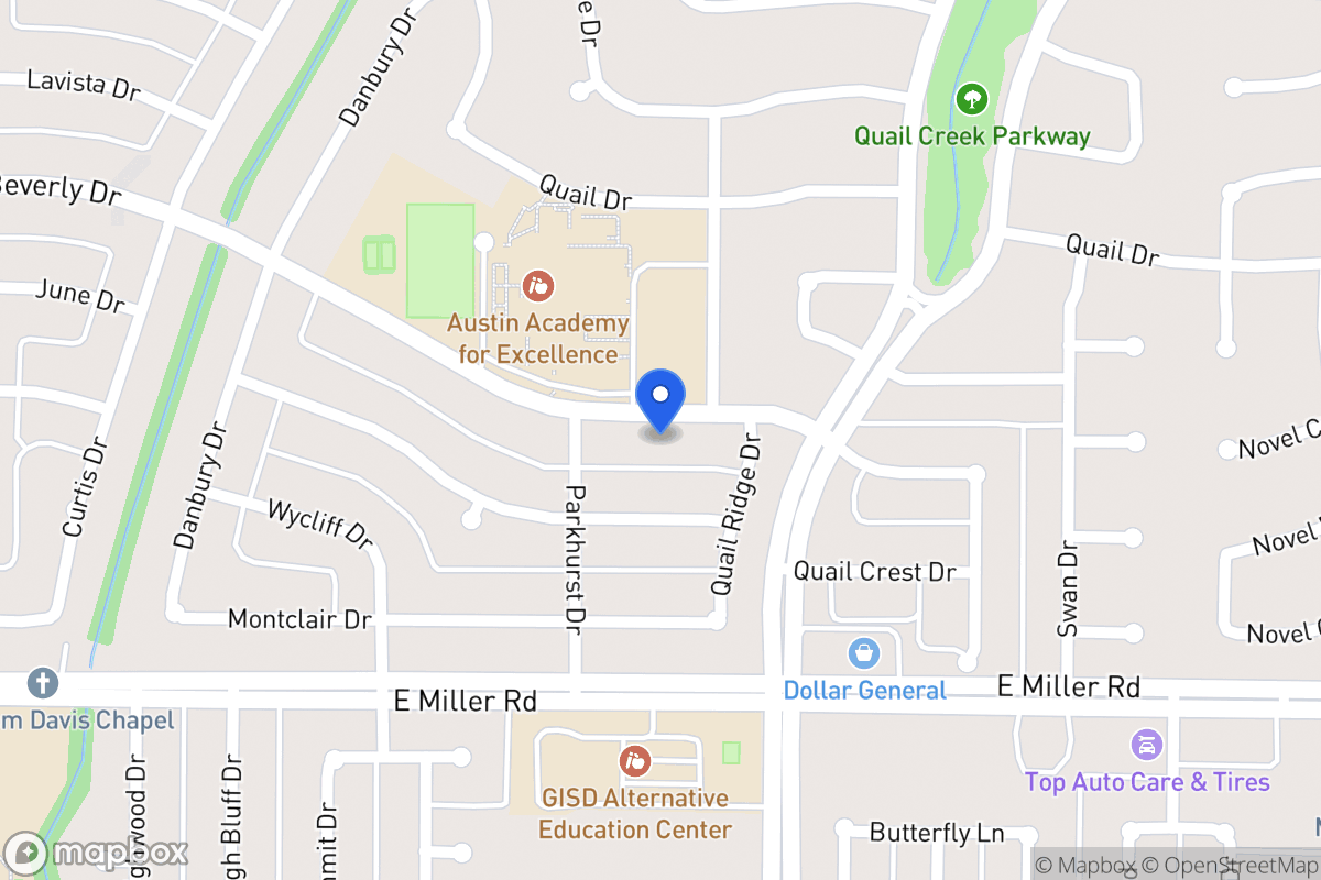 Map of 1214 Beverly Dr