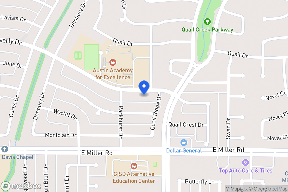 Map of 1218 Beverly Dr