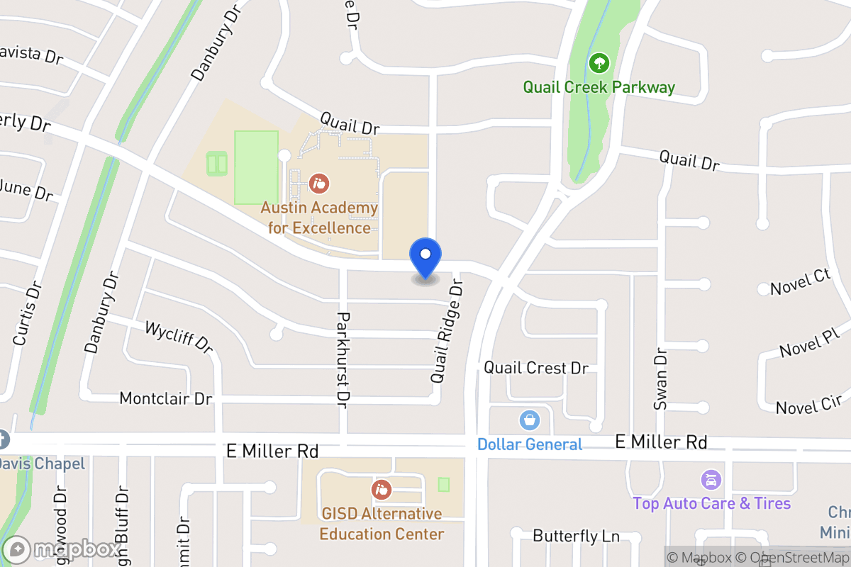 Map of 1222 Beverly Dr