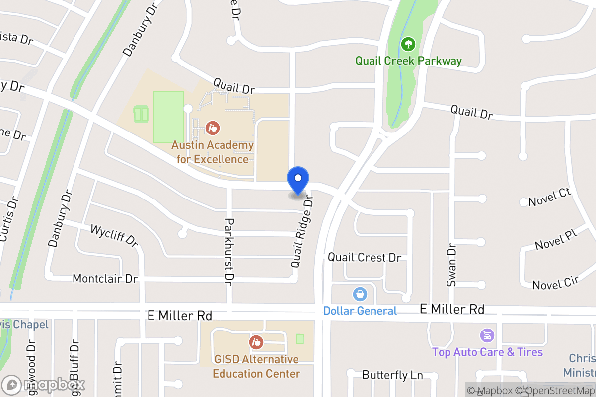 Map of 1302 Beverly Dr