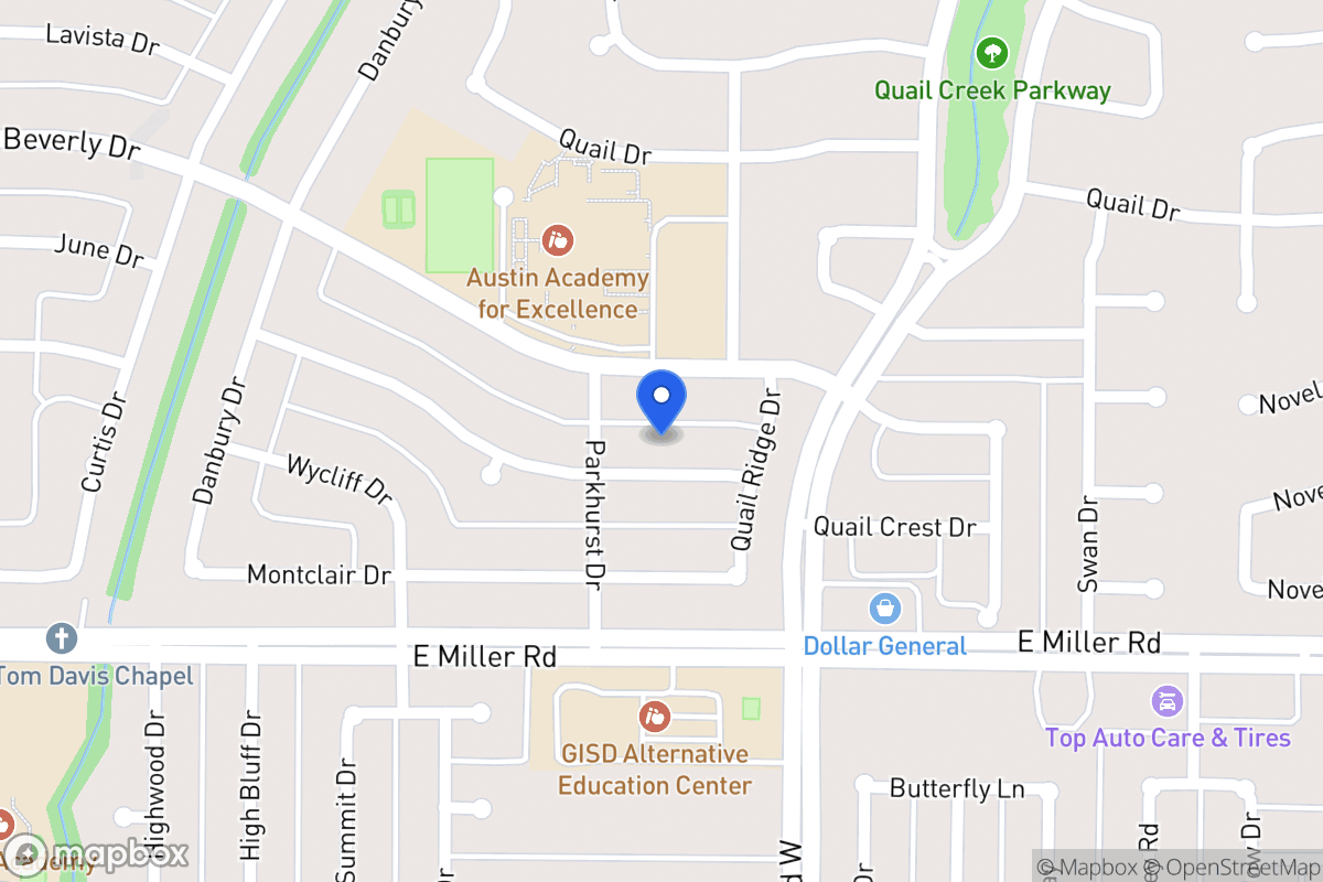 Map of 1209 Woodcrest Dr