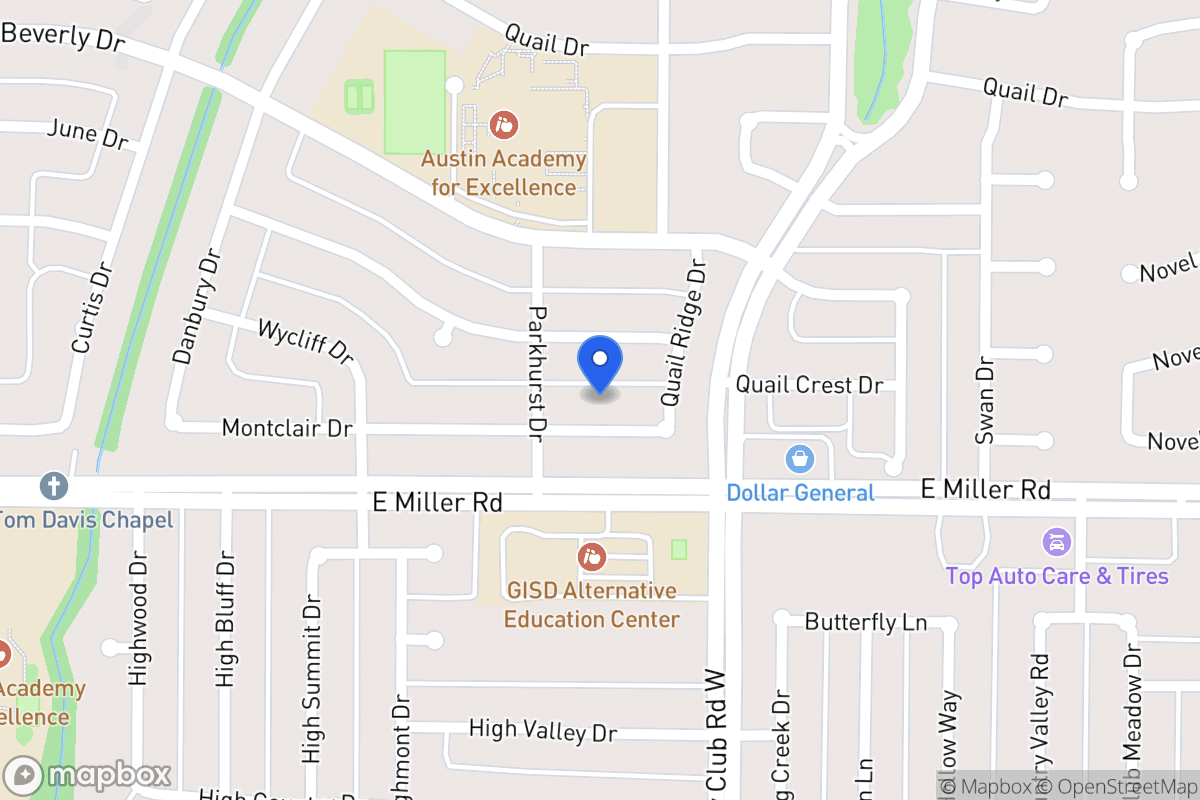 Map of 1209 Montclair Dr