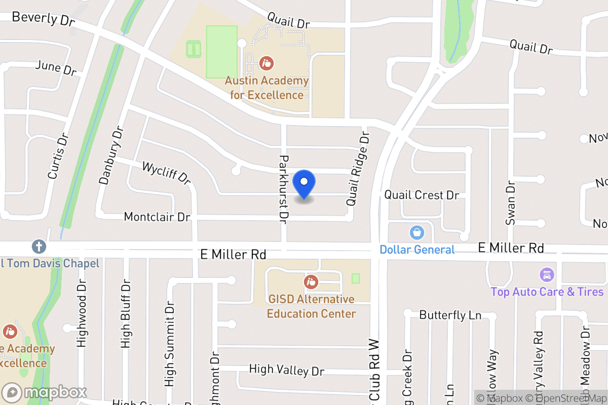 Map of 1205 Montclair Dr