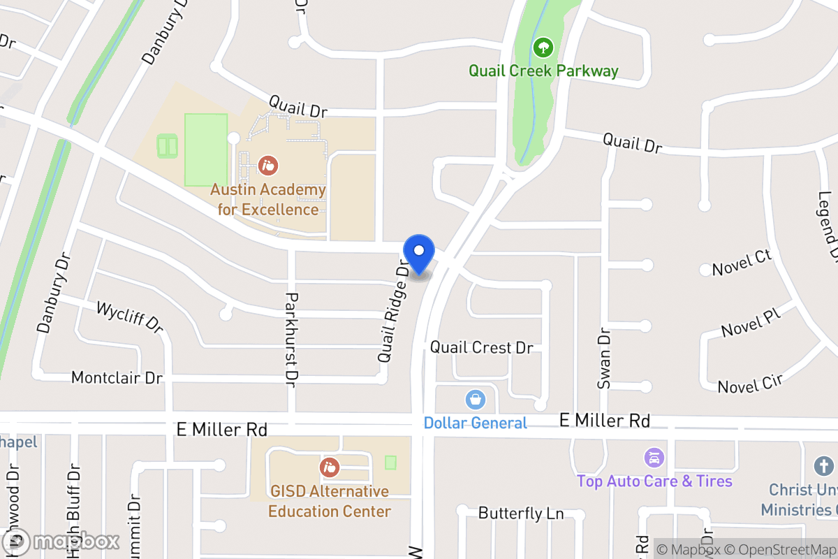 Map of 1806 Quail Ridge Dr