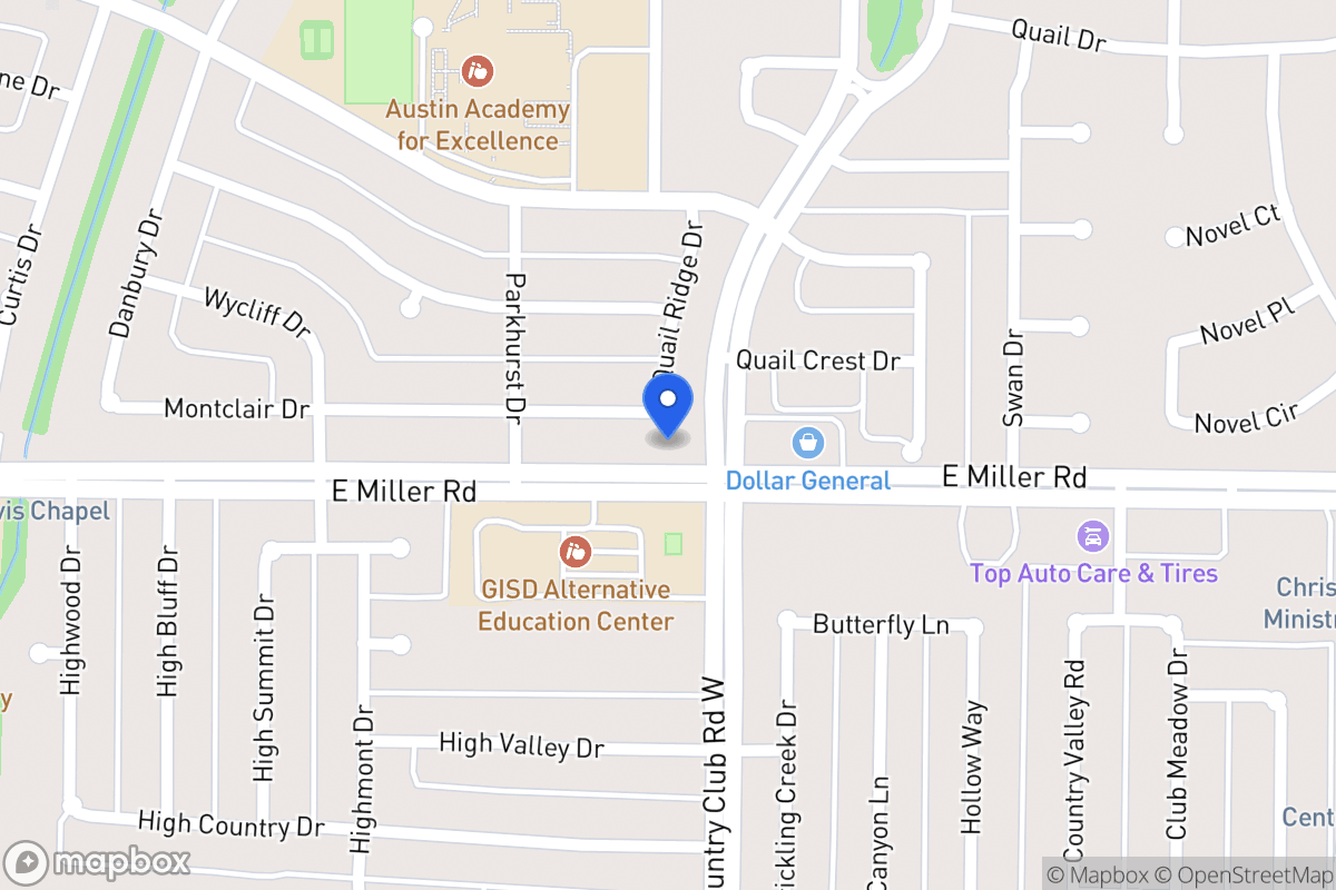 Map of 1226 Montclair Dr