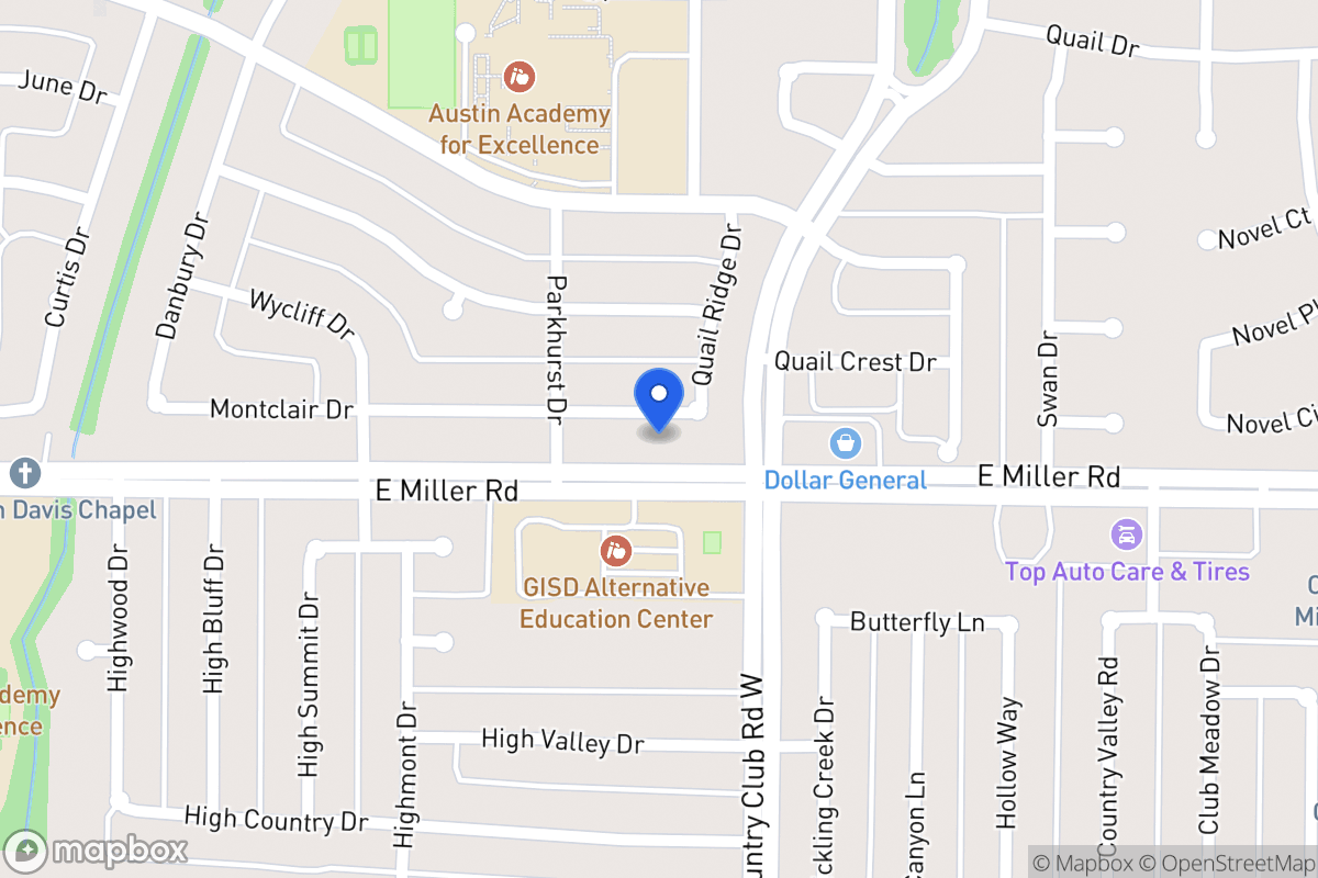 Map of 1218 Montclair Dr