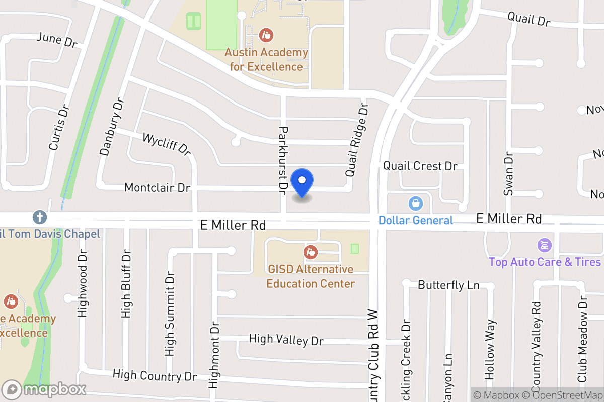 Map of 1206 Montclair Dr
