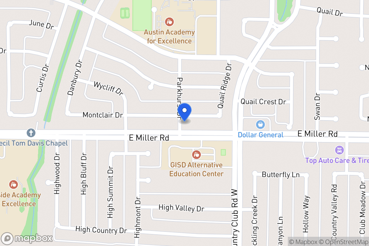 Map of 1202 Montclair Dr