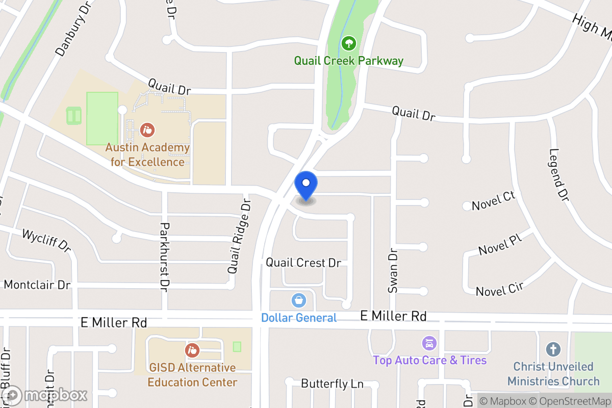 Map of 1409 Beverly Dr