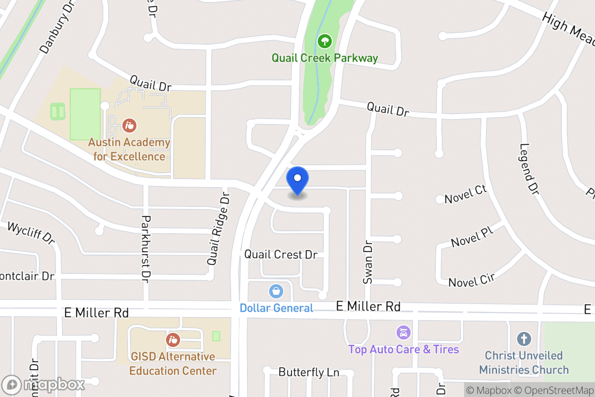 Map of 1413 Beverly Dr