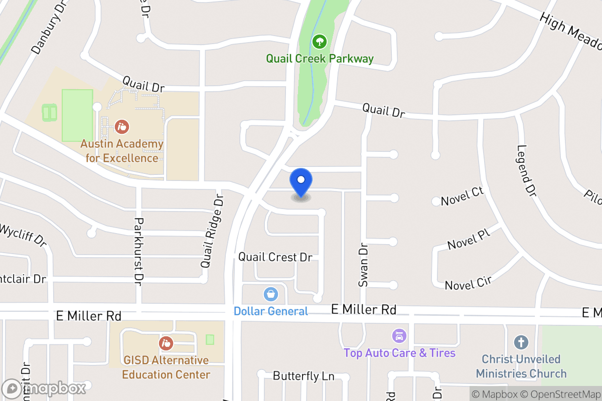Map of 1417 Beverly Dr
