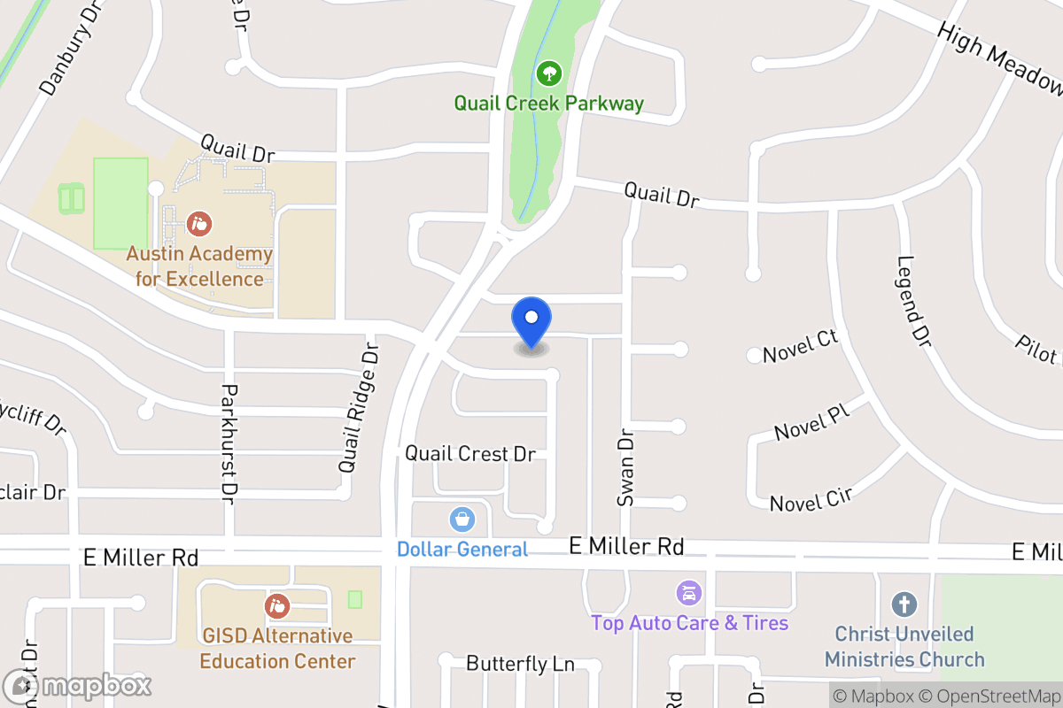 Map of 1421 Beverly Dr