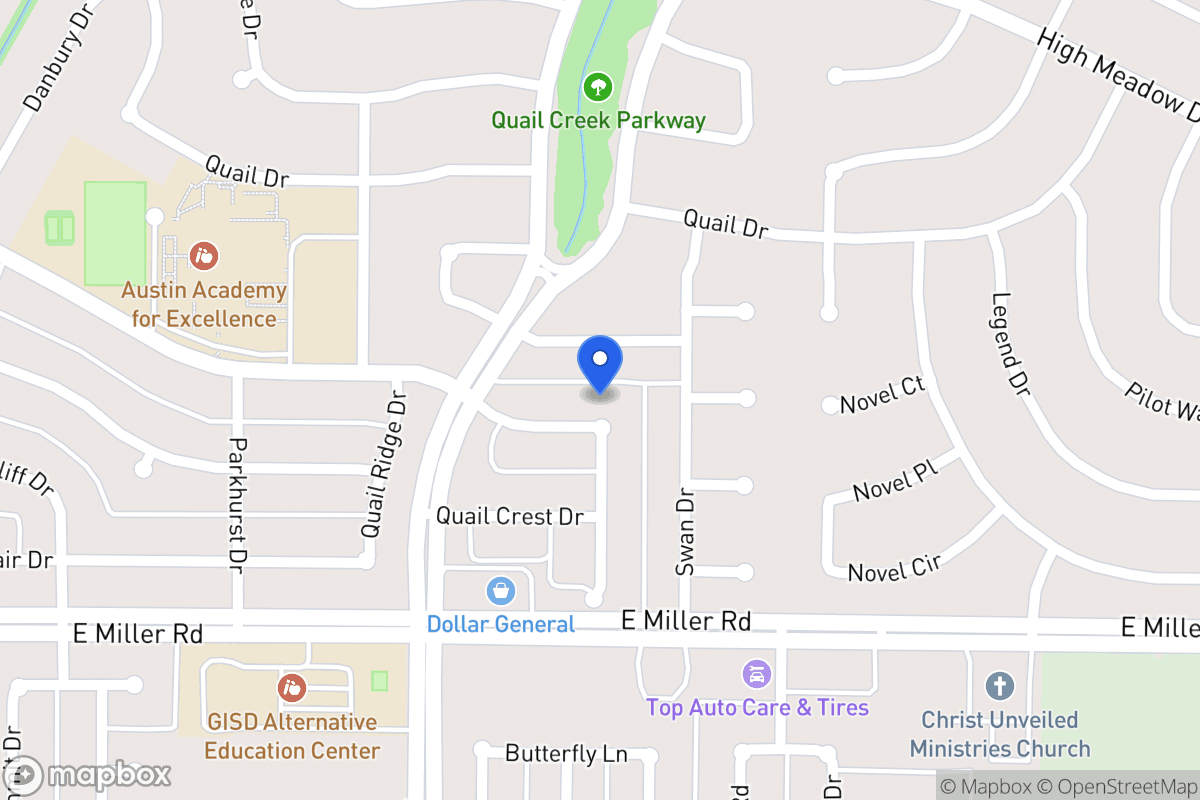 Map of 1425 Beverly Dr