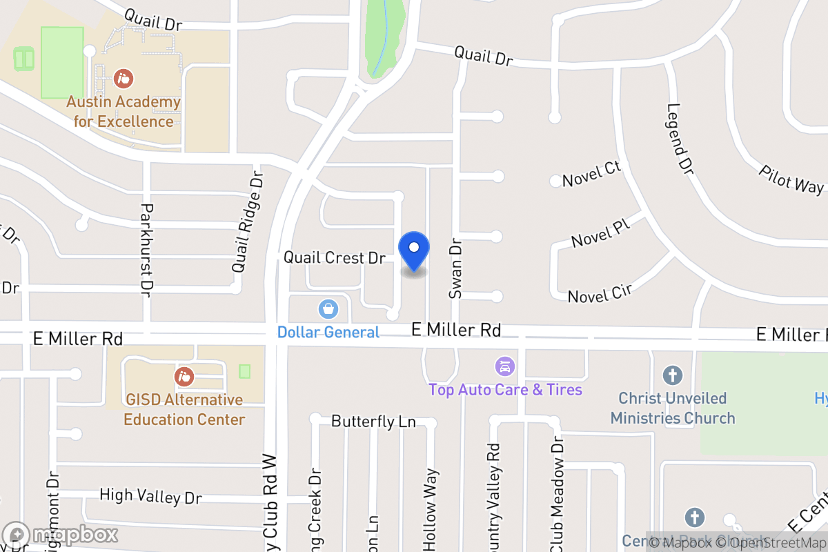 Map of 1906 Quail Hill Cir