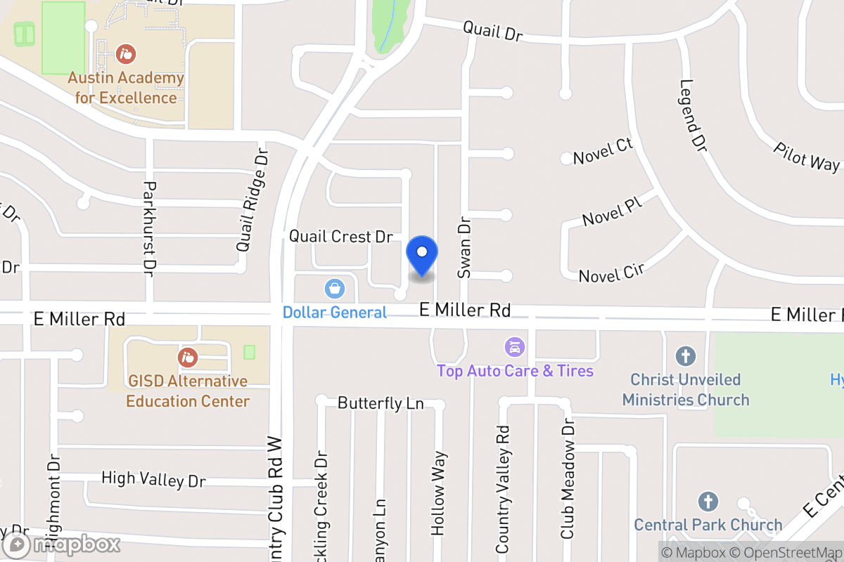 Map of 1914 Quail Hill Cir