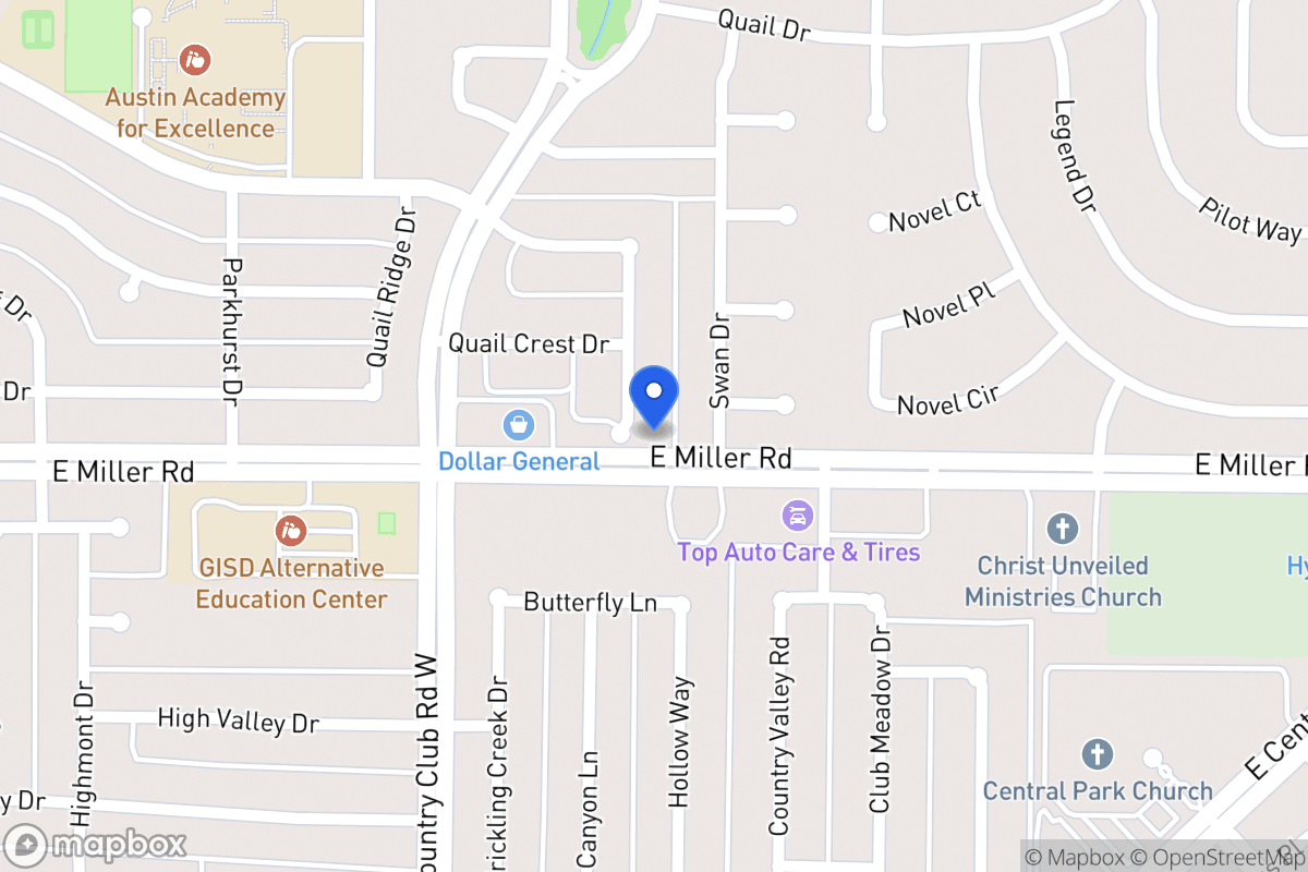 Map of 1918 Quail Hill Cir