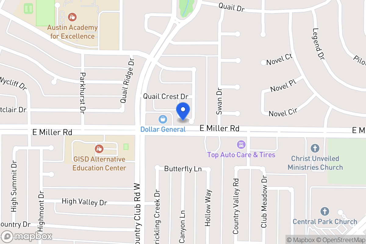 Map of 1917 Quail Hill Cir