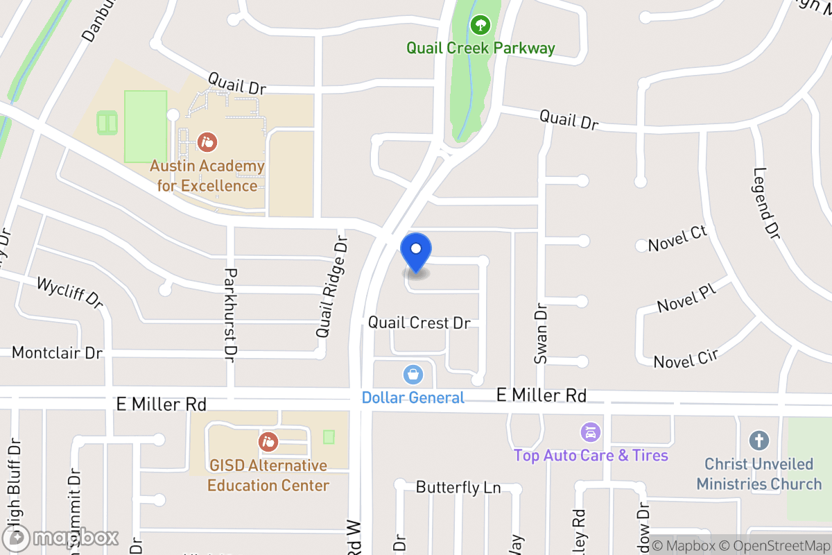 Map of 1406 Beverly Dr