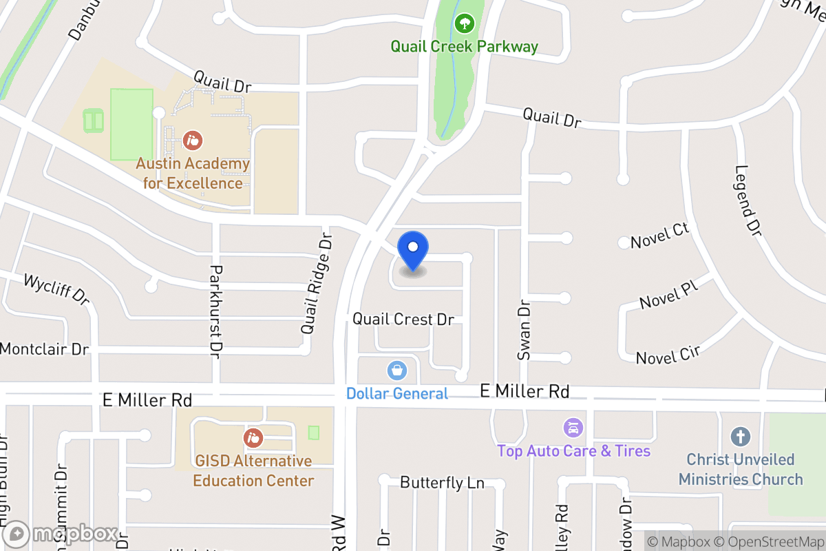 Map of 1410 Beverly Dr