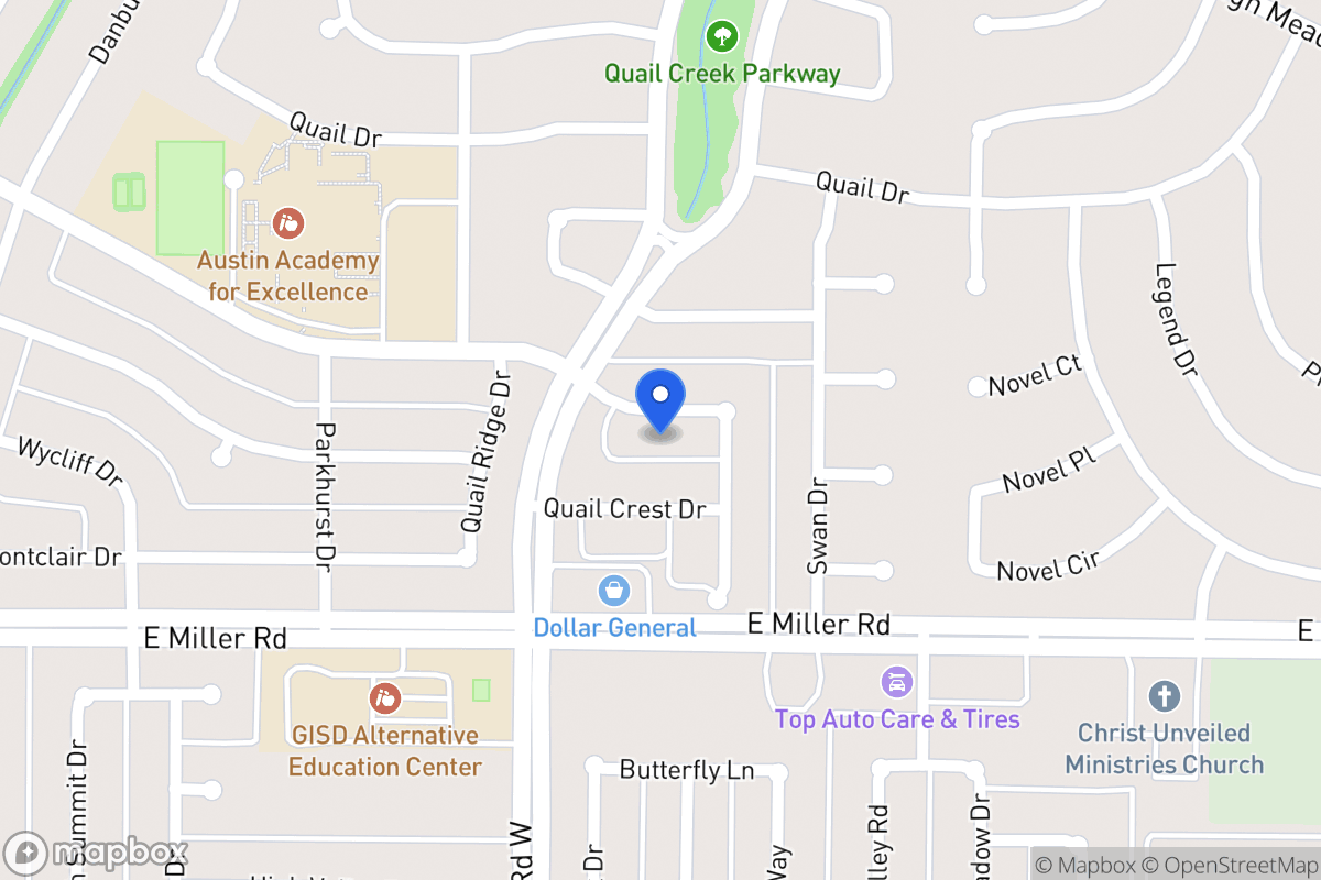 Map of 1414 Beverly Dr