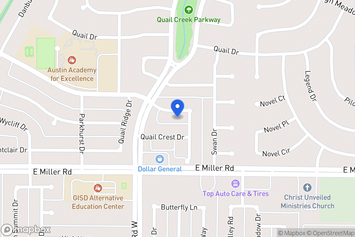 Map of 1418 Beverly Dr