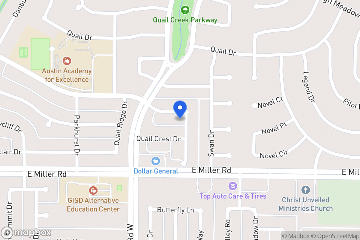 Map of 1422 Beverly Dr