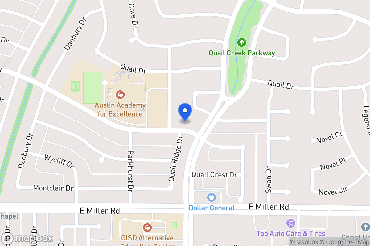 Map of 1313 Beverly Dr