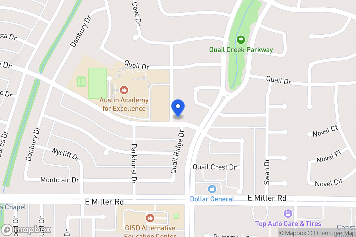 Map of 1734 Parkhurst Dr