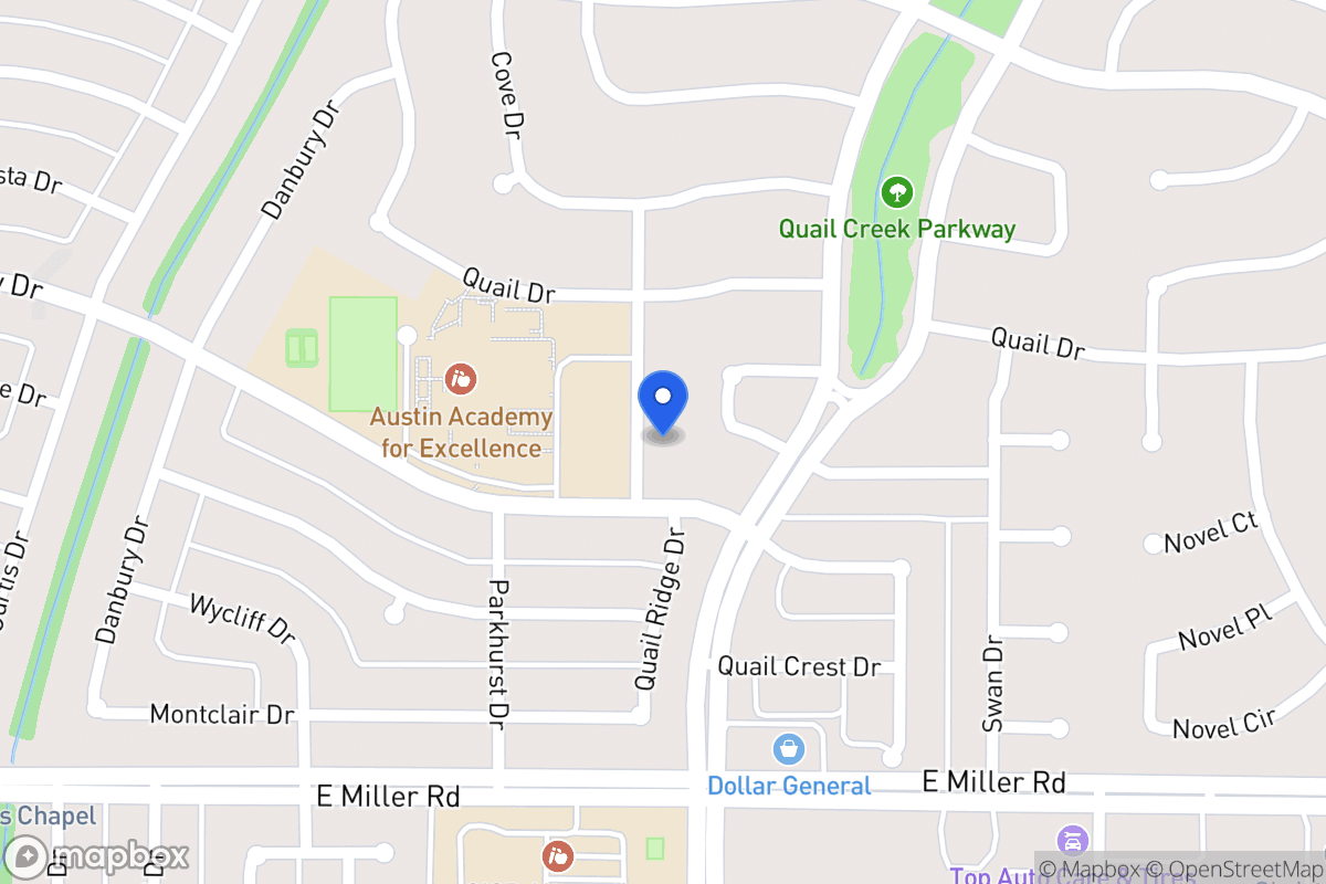 Map of 1726 Parkhurst Dr