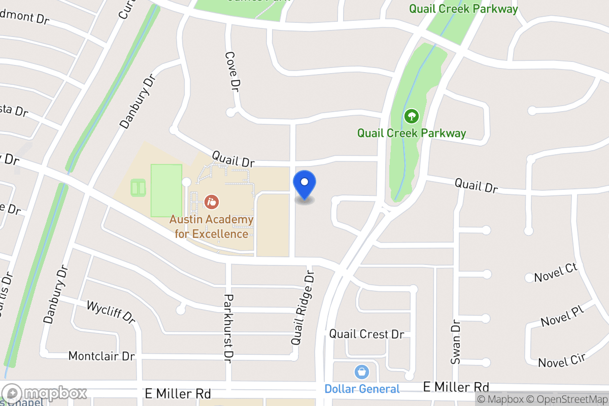 Map of 1714 Parkhurst Dr