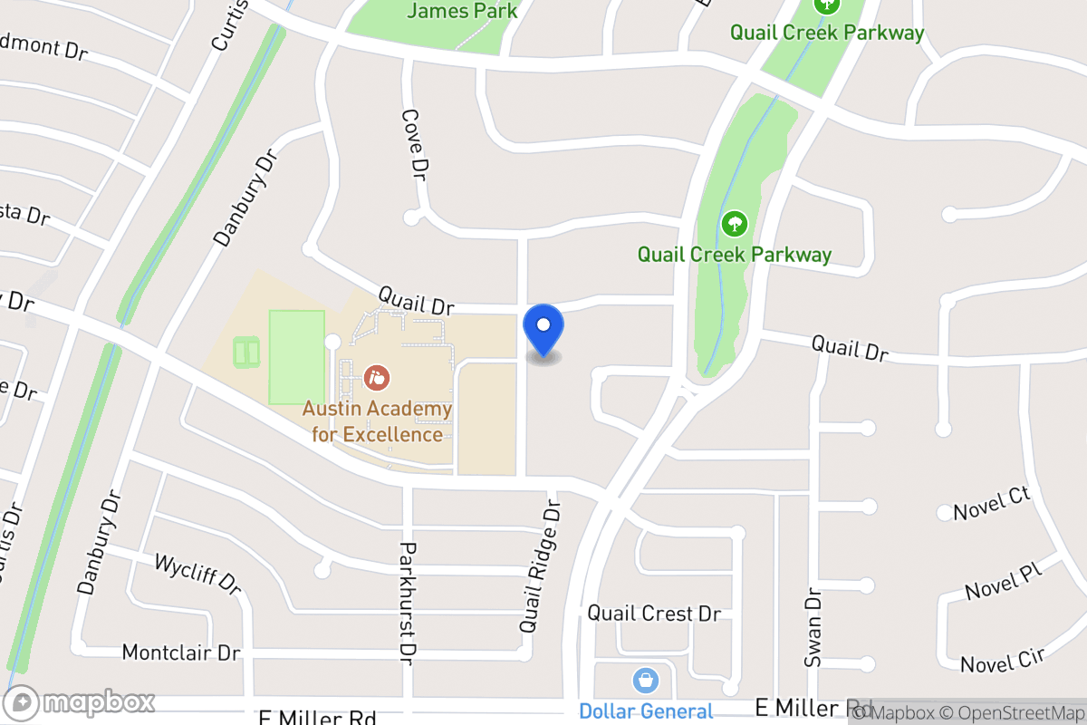 Map of 1710 Parkhurst Dr