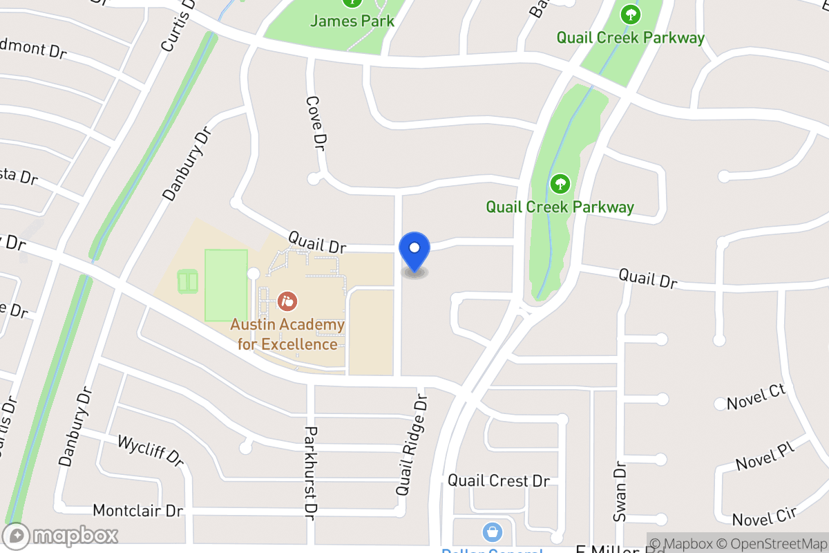 Map of 1706 Parkhurst Dr