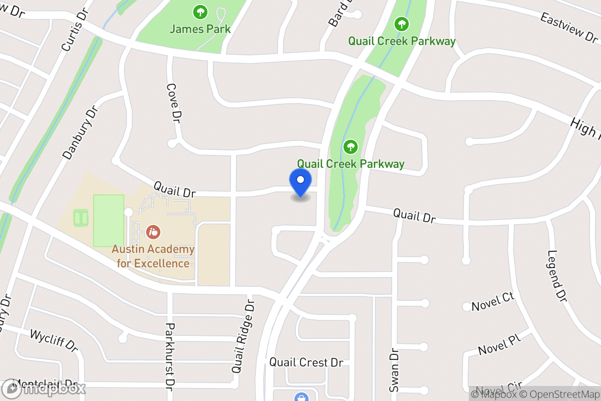 Map of 1318 Quail Dr