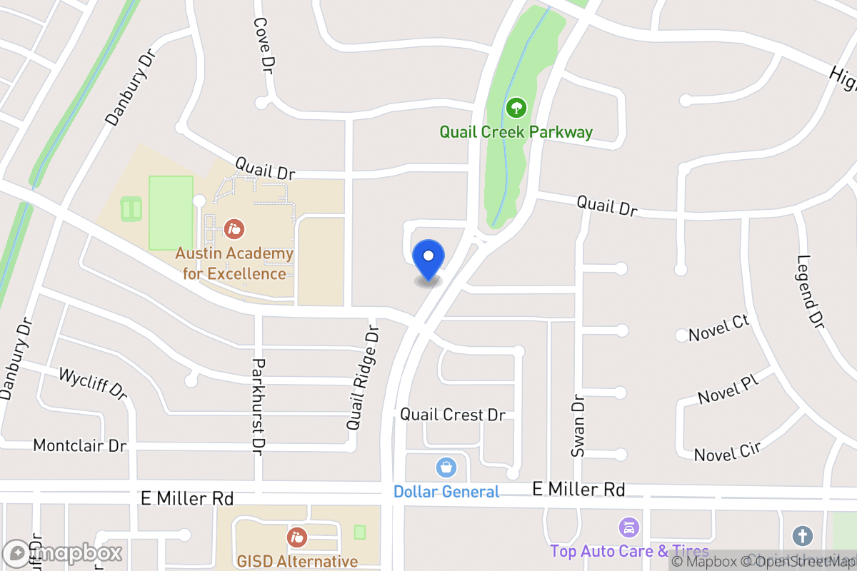 Map of 1322 Eagle Pass