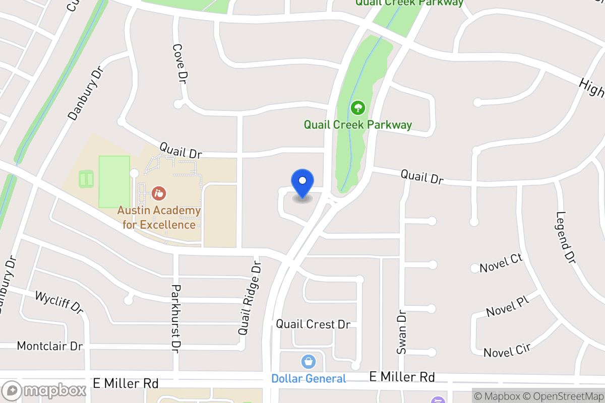 Map of 1318 Pheasant Dr