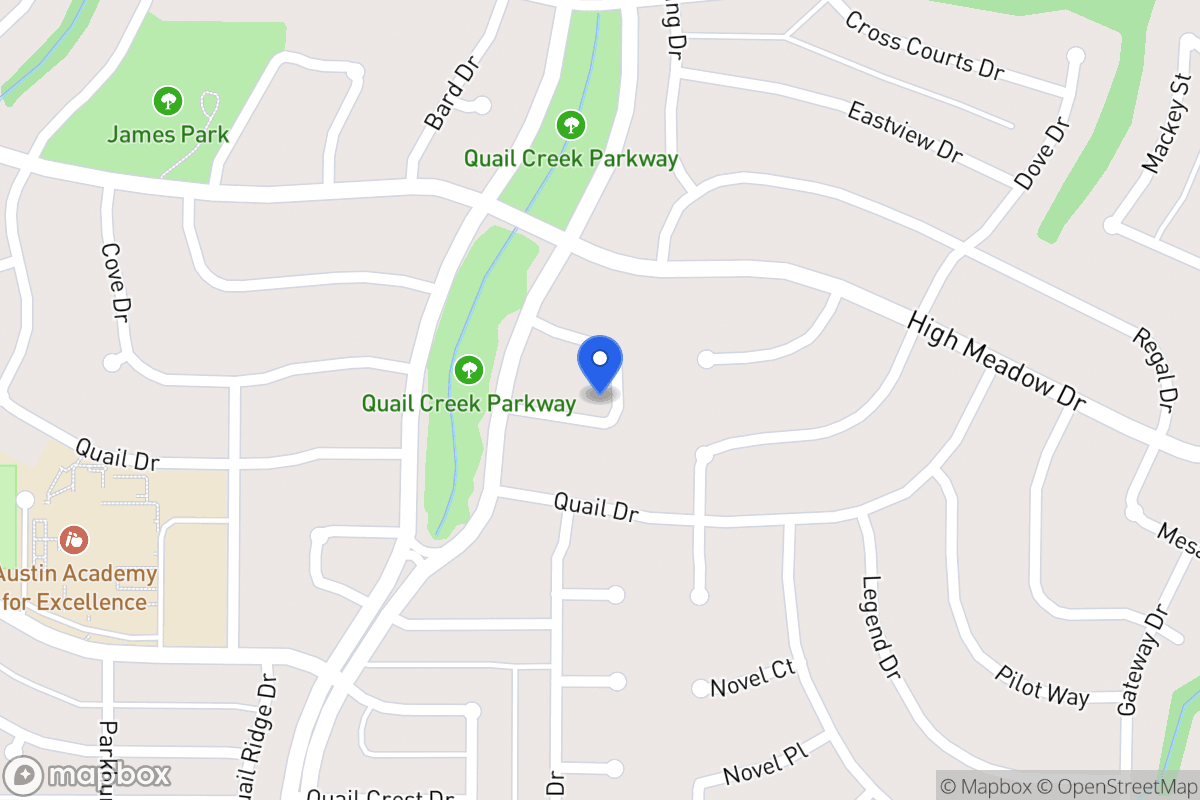 Map of 1417 Bob White Dr
