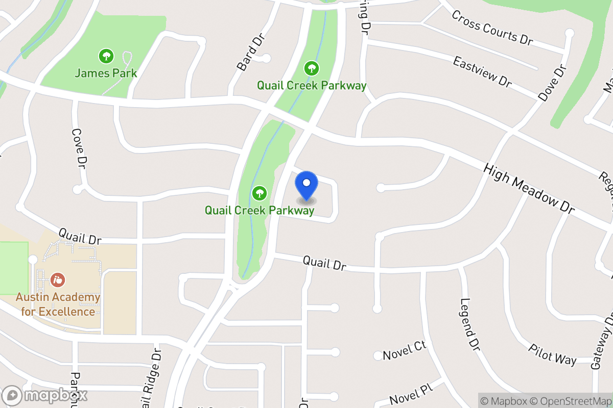 Map of 1409 Bob White Dr