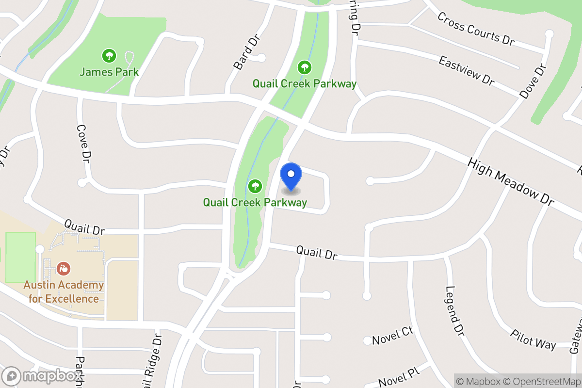 Map of 1405 Bob White Dr