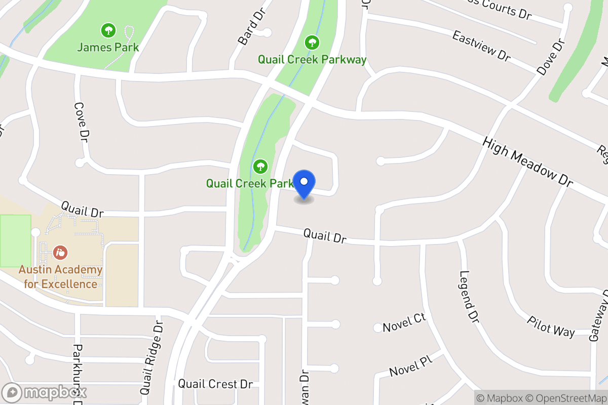 Map of 1410 Bob White Dr